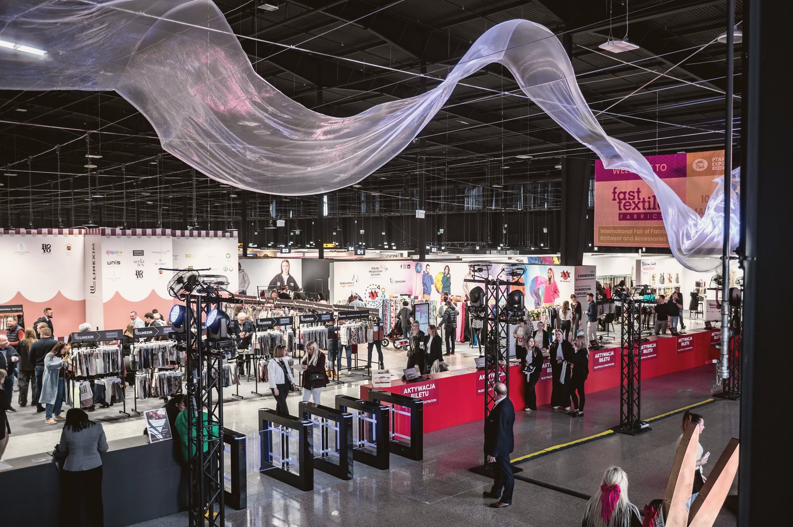 Exhibitors — exhibition hall