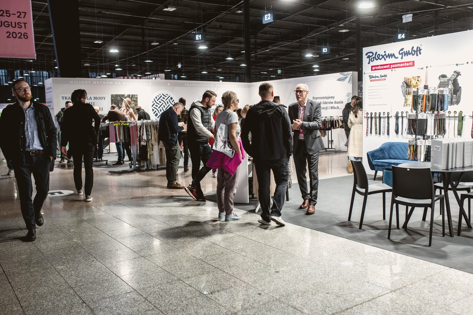 Visitors and exhibitors