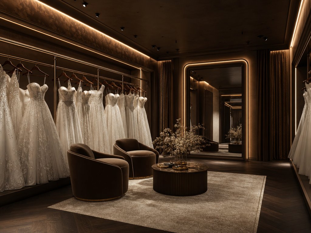 Bridal retail and services for bridal shops